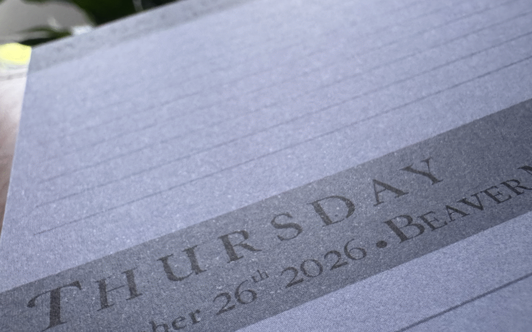 Writing Diaries – by John